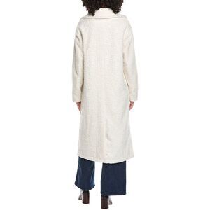 Noize Womens  Franny Long Coat, White